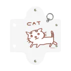 ネコのうーたんになりたいくちばしショップのねこだけキャット Mini Clear Multipurpose Case