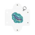 ari designの星と泳ぐシロナガスクジラ Mini Clear Multipurpose Case