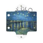 MUGEN ARTのゴッホ　ローヌ川の星月夜　Van Gogh / Starry Night Over the Rhône  Mini Clear Multipurpose Case