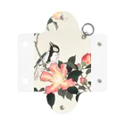 MUGEN ARTの小原古邨　椿に四十雀  Ohara Koson / Great tit on branch with pink flowers  Mini Clear Multipurpose Case