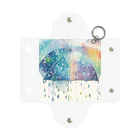 ぽけの水彩風雨の風景 Mini Clear Multipurpose Case