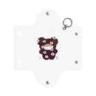 asami_sanの花がらのもこもこ Mini Clear Multipurpose Case