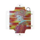 Happy Circusのハッピークラウン4・woman Mini Clear Multipurpose Case