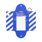 ドルオタ - アイドルオタク向けショップの『LOVE - 最推し』推しチェキケース【青】 Mini Clear Multipurpose Case