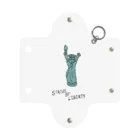 とある丸眼鏡の描き散らしのSTATUE OF LIBERTY_透明 Mini Clear Multipurpose Case