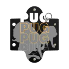 INULAVITAのPug silhouette ミニクリアマルチケース