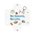 SU-KUのNo Sweets,No Life. Mini Clear Multipurpose Case