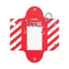 ドルオタ - アイドルオタク向けショップの『LOVE - リア恋』推しチェキケース【赤】 Mini Clear Multipurpose Case