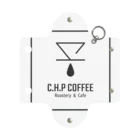 【公式】C.H.P COFFEEオリジナルグッズの『C.H.P COFFEE』ロゴ_01 ミニクリアマルチケース