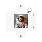 ✨そうのオリジナルグッズ✨の宇宙飛行士犬だワン！！ Mini Clear Multipurpose Case