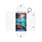 kazu_gの夕暮れの海の底！Under the SEA at sunset Mini Clear Multipurpose Case