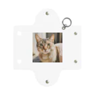 かわいいどうぶつのかわいい猫がプリントされたグッズ Mini Clear Multipurpose Case