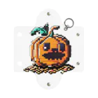 朱音琴音のドット絵のハロウィンかぼちゃのおばけ Mini Clear Multipurpose Case