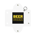 BEERのビール＆ビール(黒) ミニクリアマルチケース
