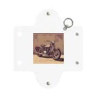 毎日がにゃんとも幸せ マサッチShopのレトロバイクドット Mini Clear Multipurpose Case