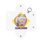 ナツの西瓜屋のSLOW DOWN ミニクリアマルチケース