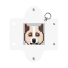 たるほのお店のピクセルアートのかわいい秋田犬 Mini Clear Multipurpose Case