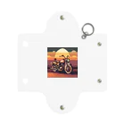 毎日がにゃんとも幸せ マサッチShopのレトロバイクドット　夕日編　№３ Mini Clear Multipurpose Case