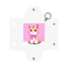 Officefaceのリボン猫ちゃん Mini Clear Multipurpose Case