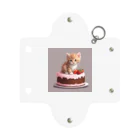 にゃんこぷにのケーキの上の仔猫ちゃん Mini Clear Multipurpose Case