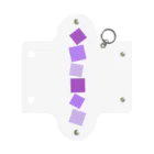 つきしょっぷの紫色の四角形 Mini Clear Multipurpose Case