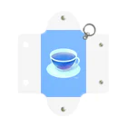 きのうの雑貨店の喫茶店の青い紅茶 Mini Clear Multipurpose Case