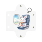 Shiba_IncのSitting rabbit（座るウサギ） Mini Clear Multipurpose Case