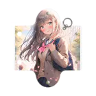 シロクマペンギンのブレザーセーラー服ミックス制服の女の子 Mini Clear Multipurpose Case