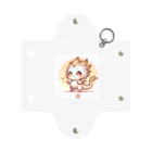 可愛らしいドラゴンのイラストグッズ店の【かわいいドラゴンのマスコットキャラクター】 Mini Clear Multipurpose Case