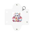 可愛らしいドラゴンのイラストグッズ店のアニメにただようかわいらしいドラゴン Mini Clear Multipurpose Case