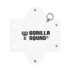 GORILLA SQUAD 公式ノベルティショップのGORILLA SQUAD ロゴ黒 Mini Clear Multipurpose Case