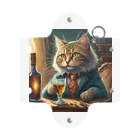 飲酒ちゃんの酒が好きな猫（社長） Mini Clear Multipurpose Case