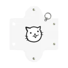 魔法雑貨店 ねこおててのぺぺねこ(白) Mini Clear Multipurpose Case