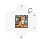 ドット絵ねこさんの読書猫さん Mini Clear Multipurpose Case