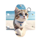 猫と紡ぐ物語の南国の海辺を歩く勇ましさに胸キュン猫 Mini Clear Multipurpose Case