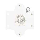 Schiele_sarieriの線画の女性3 Mini Clear Multipurpose Case