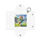 スポーツにゃんこ大戦争のサッカーにゃんこ Mini Clear Multipurpose Case