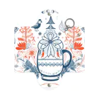 (っ◔◡◔)っ ♥ Le Petit Trésor ♥の花の詩カップ(The Flower Poetry Cup) Mini Clear Multipurpose Case