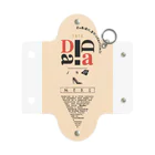 No.30_DesignWorks typographyのDadaism art Typography Design Mini Clear Multipurpose Case