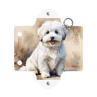 Animal Illustration shopのコトン・ド・テュレアール　Coton de Tulear　水彩画風 ミニクリアマルチケース