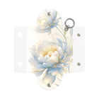 cute styleのLucky Flower Silver Blue Mini Clear Multipurpose Case
