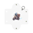 kazu_gのロボットバイク便(濃色用) Mini Clear Multipurpose Case