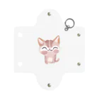 青黒黄色の猫の癒し Mini Clear Multipurpose Case