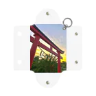 kayuuの夕陽に映える紅色の鳥居 Mini Clear Multipurpose Case