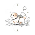 ganeshaのかわいい犬のバックグラウン Mini Clear Multipurpose Case