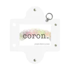 coron.のcoron.ショップブランドマーク Mini Clear Multipurpose Case