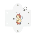 ほっかむねこ屋（アトリエほっかむ）のトイレねこ　オレンジ Mini Clear Multipurpose Case