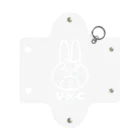 VIRTUAL CROSSのRabbit Logo white Mini Clear Multipurpose Case