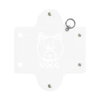 VIRTUAL CROSSのShiba Logo white  Mini Clear Multipurpose Case