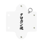 着る文字屋のクロカン魂 Mini Clear Multipurpose Case